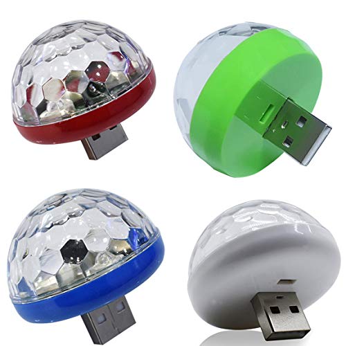 LED USB Mini Voice Activated Crystal Magic Ball