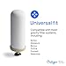Culligan MaxClear 7” Gravity Water Filter Replacement Compatible with ProOne & Berkey Water Filter Systems, Ceramic & Carbon Filter NSF/ANSI Certified, Reduce Total PFAS, Microplastics & Lead, 3-Pack