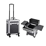 Poulie : 4 roues pivotantes à 360° facilitent le déplacement de la mallette, en poussant, en tirant et même en tournant tout en se tenant debout.