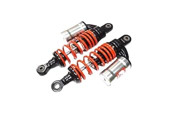 RCBリアショック/リアサスペンション335mm ブラック/シルバー RCB リアショック 335mm 【A2シリーズ】ブラック/シルバー