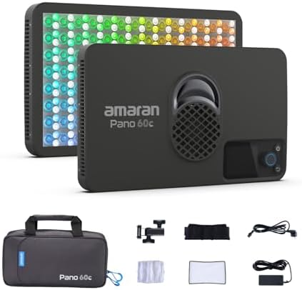 amaran Pano 60c 2-Light Kit 60W RGBWW Full Colour Panel Light Set