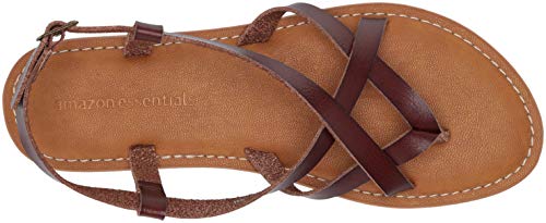 Amazon Essentials Sandalias de Tiras Informal Mujer, Marrón, 37.5 EU - imagen 5