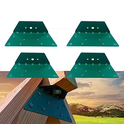 SIWOOD 4 Pcs EZ Frame Wooden Swing Accessories, A-Frame Bracket for Swing Set Swing Beam, Swing Fitting, High Strength Support