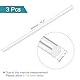 QUARKZMAN Aluminium Rundstab 8mm x 420mm Massiver Drehbank Rundstangen Aluminium Stäbe für DIY Handwerk Packung Gartendekoration RC Modell Industrie Maschinen 3 Stück