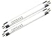 Coospider 2-Pack Bug Zapper Mosquito Killer Fly Trap Compatible BL UV Fluorescent Black Light Replace Bulb T5 4W 6” (Full Length)