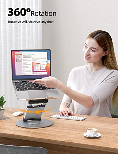 Nulaxy Telescopic 360 Rotating Laptop Stand — view 2