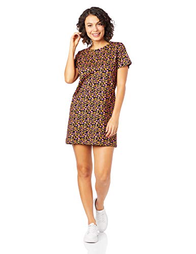Sommer Vestido Curto Estampado Feminino, M, Multicolorido