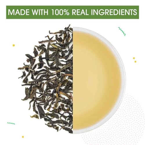Image of Teabox Green Tea Loose Leaves | Made with 100% Whole Leaf, Sourced from Highlands | 0% Bitterness Assured | 100G