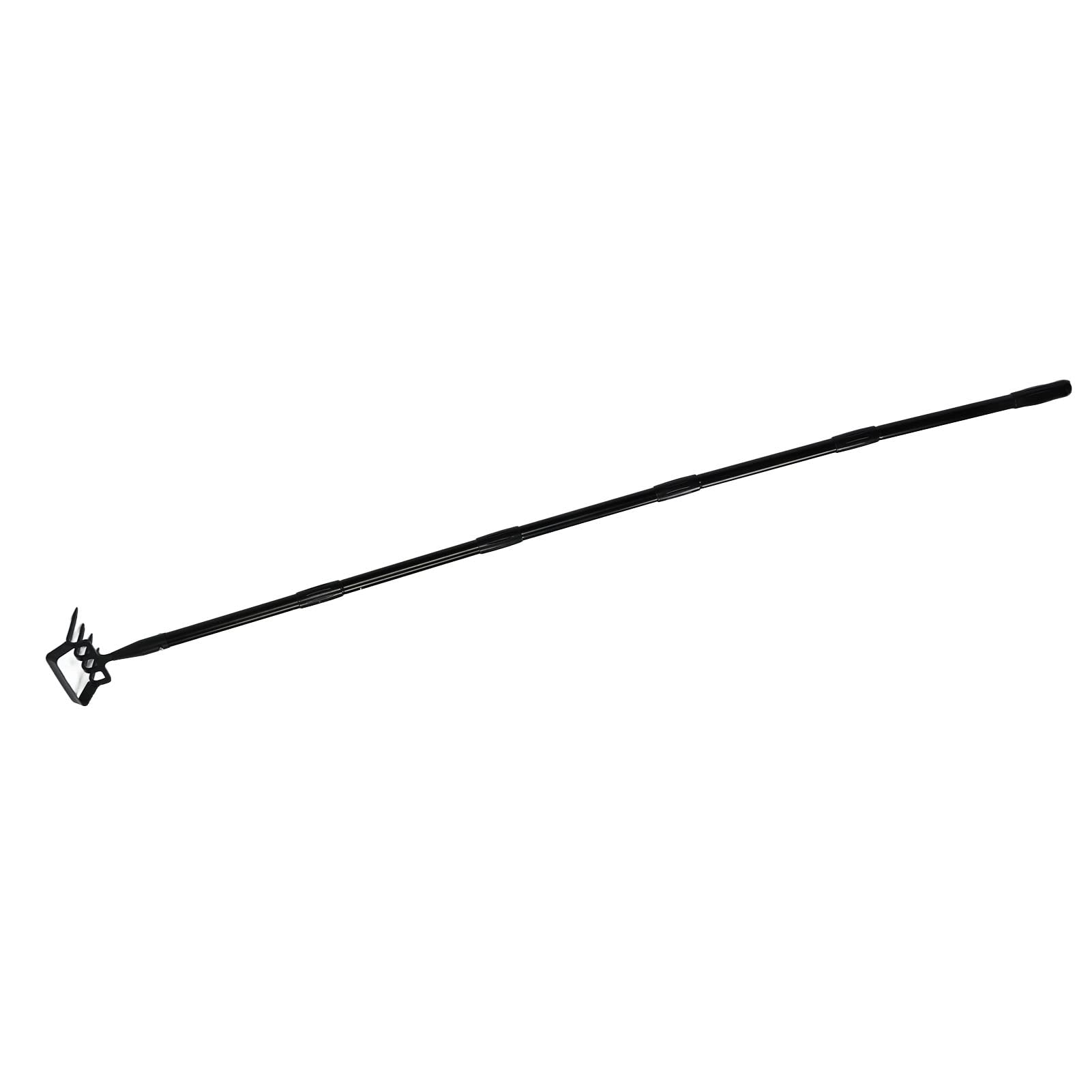 Verstellbarer Unkrautstriegel, Gartenhandstriegel aus Edelstahl mit ergonomischem Griff, robuste Bodenbearbeitungsfräse zum Lockern des Bodens und zum Jäten in Gemüsebeeten und (5 Abschnitt)