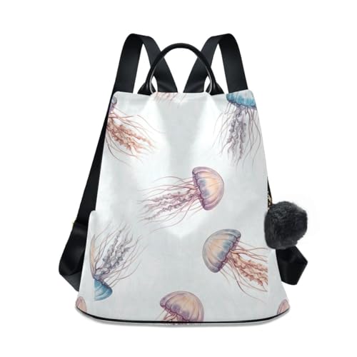 Sac à dos femme méduse pastel : protégez vos affaires avec élégance