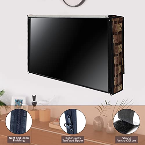 Image of Star Weaves Transparent led tv Cover for Samsung 43 inches led tvs (All Models) - Dustproof Television Cover Protector for 43 Inch LCD, LED, Plasma Television - LED43KUM40