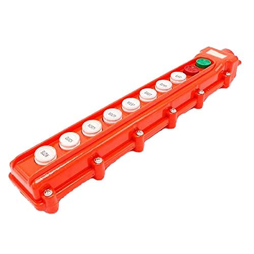 KAMCON Hoist Crane Push Button Switch, Rainproof Crane Pendant Control Station (COB 64 A)-image-12
