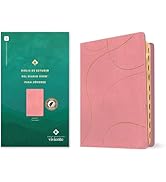 Biblia Diario Vivir de Estudio Jóvenes en rosa pastel con índice