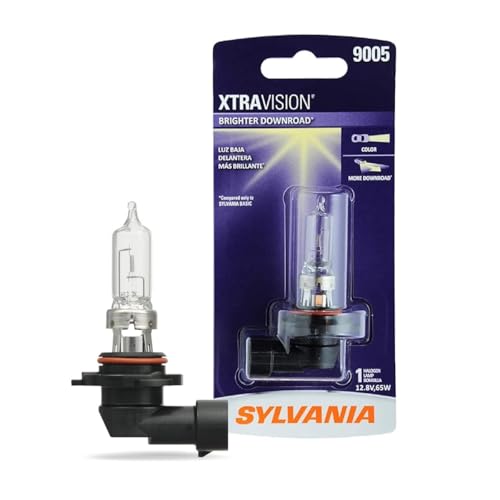 SYLVANIA - 9005 XtraVision - High Performance Halogen Headlight Bulb High Beam Low Beam and Fog Replacement Bulb (Contains 1 Bulb)