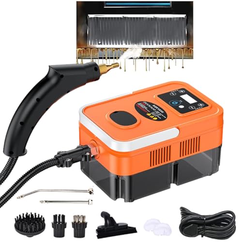 Nettoyeur à Vapeur Haute Pression 3500 W (6 Niveaux De Vapeur RéGlables), Nettoyeur à Vapeur Portable Haute TempéRature Pour La Maison, La Cuisine, La Salle De Bain, Le Nettoyage De Voiture,B