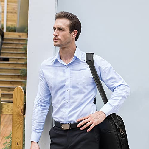 Masa Kawa NAAMZ77 Replacement Calfskin Leather Shoulder Strap Pad Cushion Detachable For Crossbody Messenger Bag, Laptop Briefcase, Duffel Bags, Backpack,Camera Bag Strap thumb #5