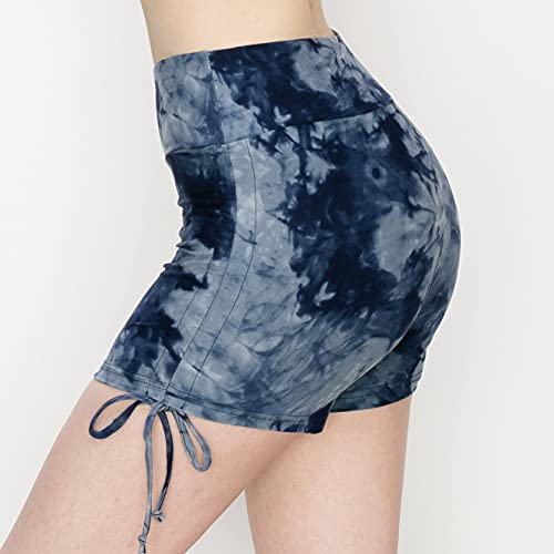 Image of ALWAYS Faux Leather Shorts - High Waist Active Stretch Yoga Short Pants for Women