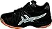ASICS Women's Gel Upcourt Volleyball Shoe,Black/Silver,9 M US