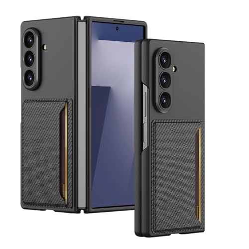 For Galaxy Z Fold 6 �p �P�[�X ���^ �J�[�h���[ �܂肽���� TPU&PC�f�� �ϏՌ��o���p�[ Galaxy Z�t�H�[���h6 �ی�P�[�X �M�����N�V�[ Z fold 6 �J�o�[ ���킢�� ���C�����X�[�d�Ή� �J���������Y�ی� �S�ʕی� 