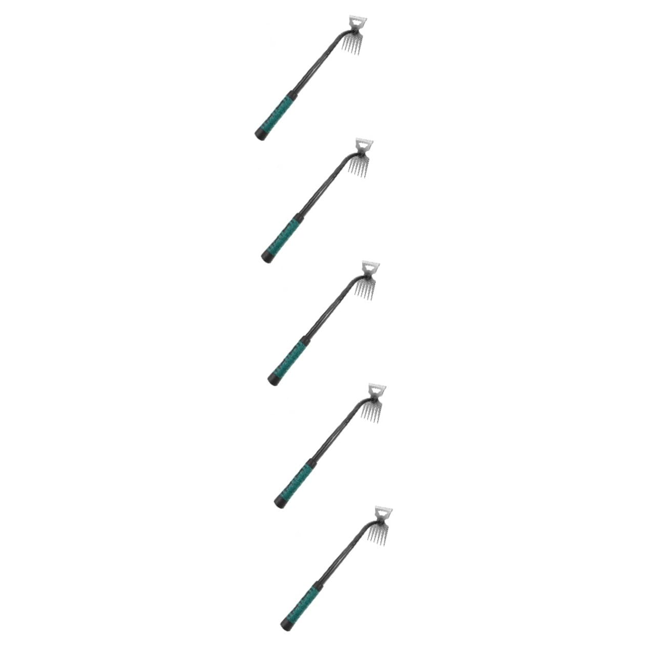 BESTonZON 5stücke Gartenwerkzeug Unkrautentfernung Handlicher -gartenweeder Mit Zähnen Für Präzises Jäten Leicht Und Langlebig Für Gartenpflege Und Unkrautbekämpfung