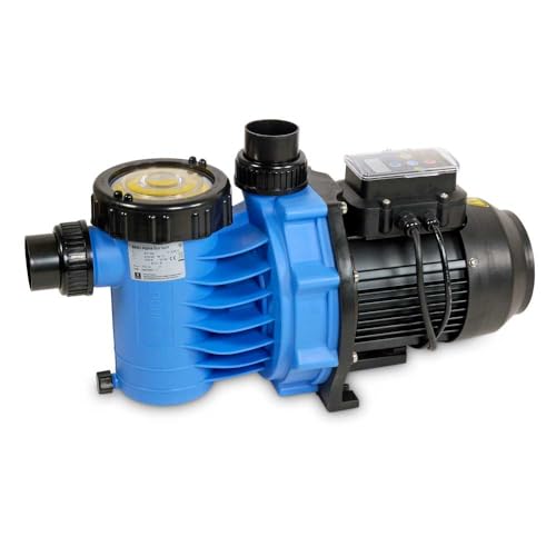 Filterpumpe BADU Alpha Eco Soft - Für Pools bis 60 m³ - 230V - Frequenzgesteuerte Poolpumpe - Flüsterleise, Energiesparend & Selbstansaugend - Made in Germany