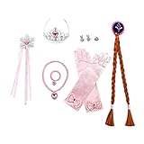 Accesorios: Princess Girls Accessories Set es el accesorio perfecto para varios disfraces de princesas como Belle, Cenicienta