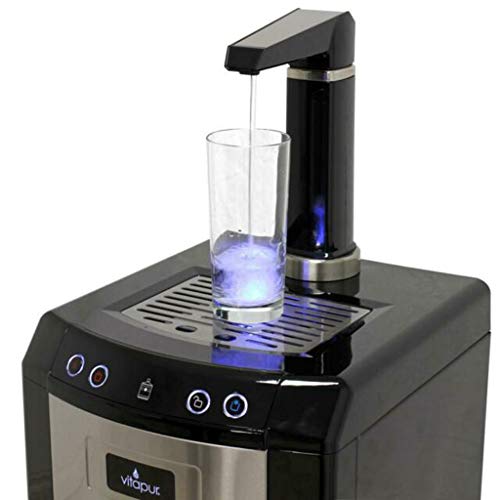 Vitapur Bottom Load (Hot, Room And Cold) Black/Stainless Steel Water Dispenser, One Size #TOP5