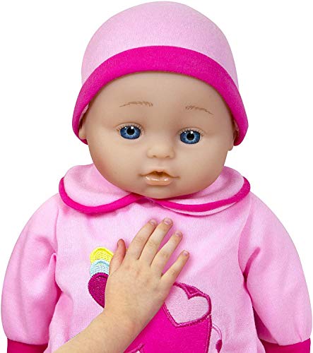 Muñeca bebé parlante de 16 pulgadas con accesorios miniatura 3