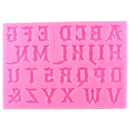 Mujiang Number Chocolate Mould Silicone Letter Mold Candy Making Alphabet Fondant Molds Set Of 3 #TOP7