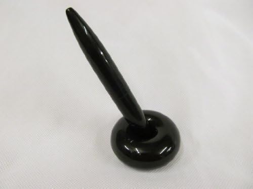 Black Novelty Magnetic Floating Magic Ball Point Desk Office Pen & Holder, Mens Boys Unisex