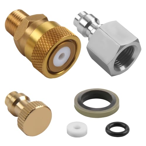 Kit adaptador universal de acoplador de liberación rápida BSP de 1/8 pulgadas, accesorios de conector rápido PCP, manguera de compresor de aire, conectores de carga de liberación rápida