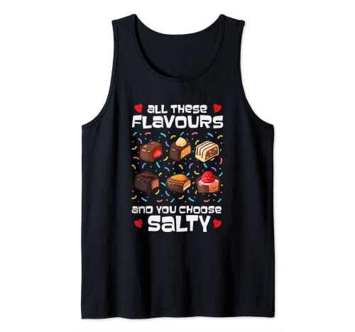 All these flavours and you choose Salty Camiseta sin Mangas