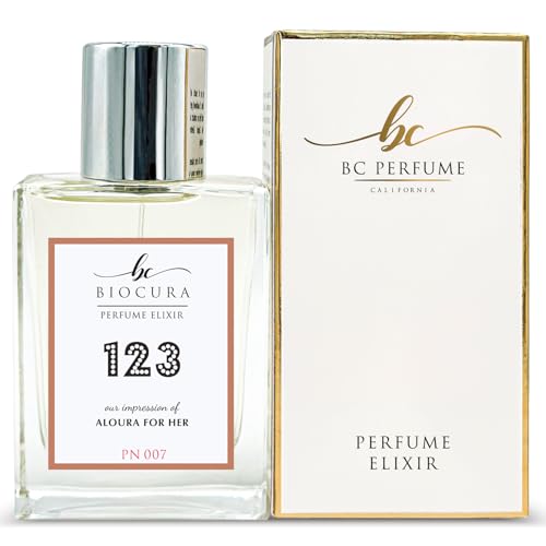 BIOCURA BC Perfume 123 Inspired by Aloura For Her Replica Fragrance Dupes For Women Eau de Parfum Spray Bottle 1.7 Fl Oz/50ml