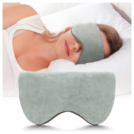 Mr. Sandman Weighted Eye Mask for Sleeping Migraines, Cold Hot Compress Therapy Ultra-fine Glass Bead Bag for Headaches, Sinus, Puffy Eyes, Dark Circles, Light Blocking Eye Pillow, Universal Size