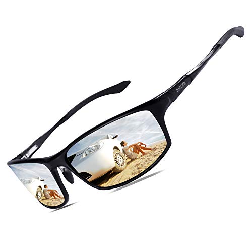 Bircen Polarized Sunglasses for Men Women UV Protection Driving Golf Fishing Sports Sunglasses