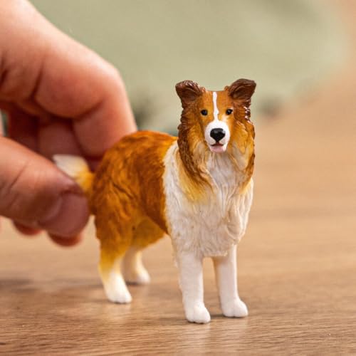 schleich Farm World | Collie 13998 | schleich Bauernhof Spielfigur | detailgetreue Tierfiguren | tolles Geschenk für Jungen und Mädchen | Bauernhof Spielzeug ab 3 Jahre | 8 x 3 x 6 cm