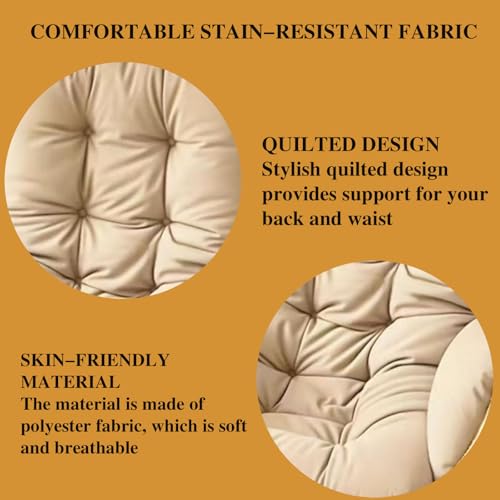 Cojín para silla colgante cómodo para canasta y hamaca 6