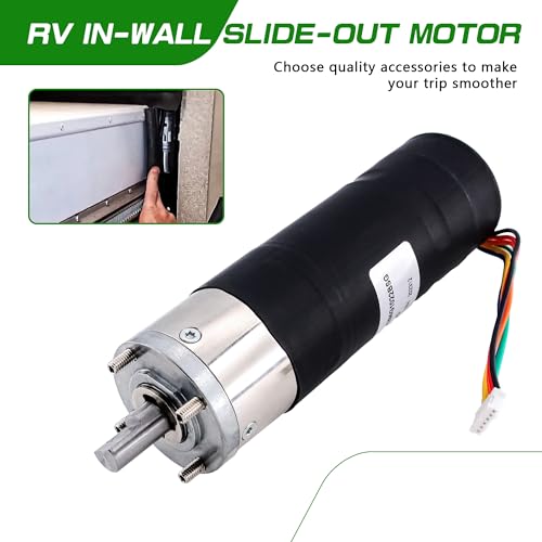 Image of 236575 RV in-Wall Slide-Out Motor,IG-42 10mm Motor Assembly for Lippert Schwintek in-Wall Slide System.RV Slide-Out in-Wall Motor 300:1 High Torque Gear Ratio12v Motor(with a Pair of Gloves)