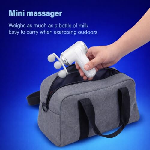 Image of Percussion Massage Gun for Muscle Recovery | Deep Tissue Massager for Back, Neck & Shoulder Pain Relief | 9 Interchangeable Heads | Full Body Relaxation Device (3 Head masager)