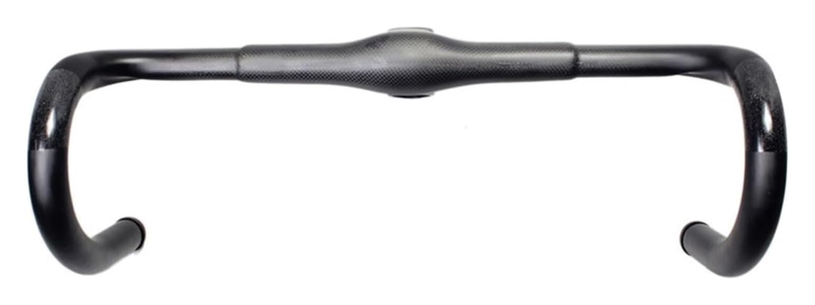 Manubrio per Bici da Corsa, Biciclette in fibra di carbonio completa, manubrio integrato, bici da strada e gravel, manubrio da corsa(420x120mm)