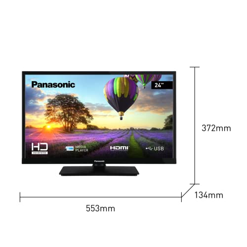 Panasonic TX-24M330E, 24-Zoll HD LED TV, USB Media Player, Surround Sound, Hotelmodus, HDMI, optionale Wandhalterung, Schwarz – Bild 3