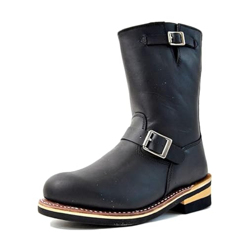 GodBless(SbhuX) GWjAu[c Y fB[X LEATHER ENGINEER BOOTS Ou[c ubN 26.5cm 9810B-BLACK-265