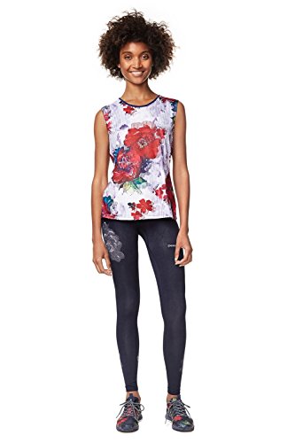 Desigual TS Réservoir nigth Garde, 5149 Blue Depths, L Knitted Strapless T-Shirt XL Bleu foncé