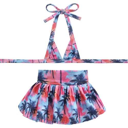 Image of CuteBone Dog Bikini Dress, Stylish Swimsuit Costume for Small Dogs, Comfortable & Adjustable Puppy Bathing Suit, Soft Outfit Pet Apparel for Beach, Pool and Summer Fun DB43M