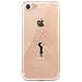 JAHOLAN iPhone 7 Case, iPhone 8 Case Amusing Whimsical Design Clear Bumper TPU Soft Case Rubber Silicone Cover for iPhone 7 iPhone 8 - Color Rain