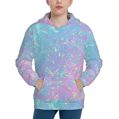 Fantasy Gradient Kid Hoodies Boys Sweatshirts Girls Pullover with Pocket