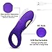 Juguetes de Anillo Masculino Relajación con Masajeador Remoto, Recargable por USB, Múltiple...