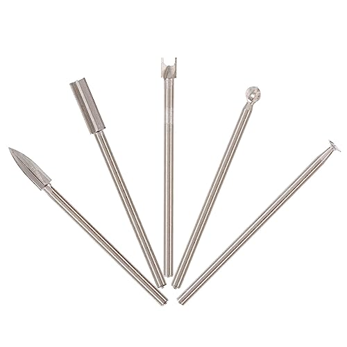 VILLCASE 1 Set Electric Engraving Cutter for Woodworking Rotary Tool Fitment Engraving Tips Bits