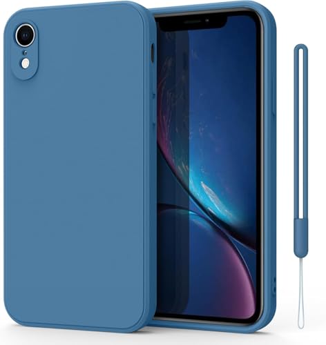【CONFORTEVOLE】Lo strato esterno della custodia protettiva del telefono cellulare è realizzato in morbido silicone liquido, che è più delicato sulla pelle, comodo al tatto, leggero, indeformabile e resistente.