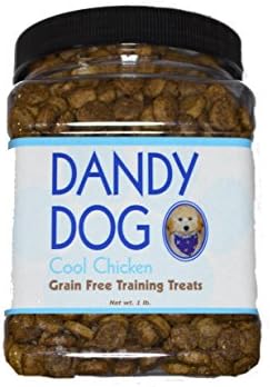 Dandy Dog & Fabulous Feline Cool Chicken All Natural Gluten Free And Grain Free Training Treats, 1-Pound